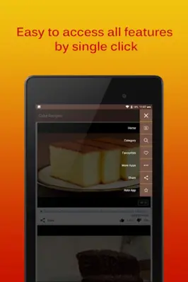 Cake Recipes Videos android App screenshot 0