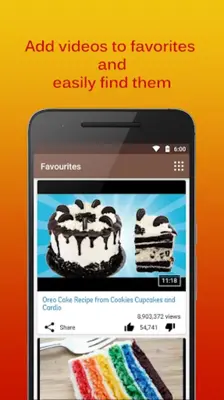 Cake Recipes Videos android App screenshot 6